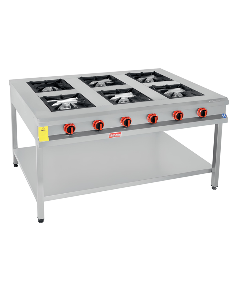 1 Footed Base Shelf Gas Restaurant Cooker