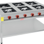 6 Ring Footed Base Shelf Gas Restaurant Cooker 6 Ring Footed Base Shelf Gas Restaurant Cooker