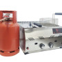 Commercial LPG Gas Fryer 10 Litre Table Top Chips Fryer Countertop Chips Fryer with flame failure device Commercial LPG Gas Fryer 10 Litre Table Top Chips Fryer Countertop Chips Fryer with flame failure device