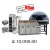 Complete Set pizza shop Cooking Set wood pizza oven spiral mixer meat slicer refrigerator hand wash sink
