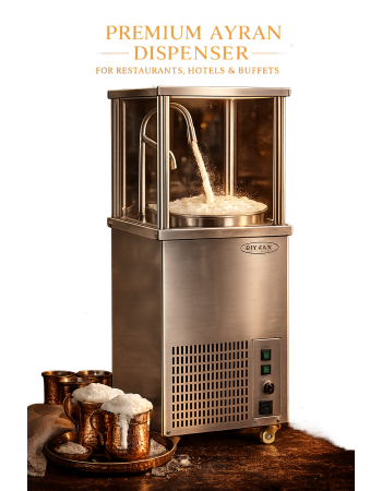 Commercial Chilled Ayran Machine – 50 Litre Professional Buttermilk Cooler