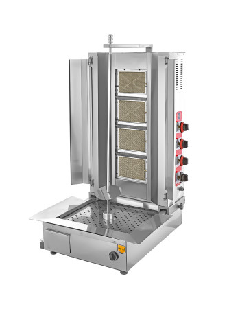 4 Radians Bottom Motor Gas (CE) Doner Kebab Cooker 4 Radians Bottom Motor Gas (CE) Doner Kebab Cooker