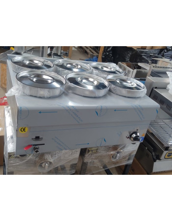 6 Pot/Pan Electric Table/Counter-top WET Bain Marie