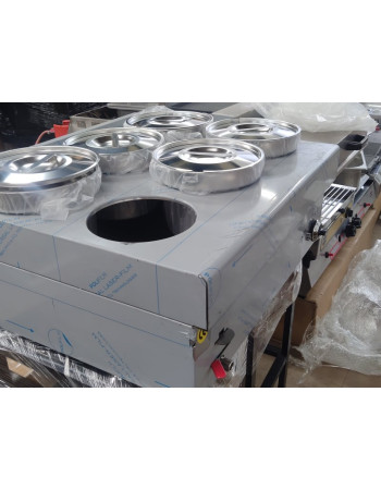 6 Pot/Pan Electric Table/Counter-top WET Bain Marie