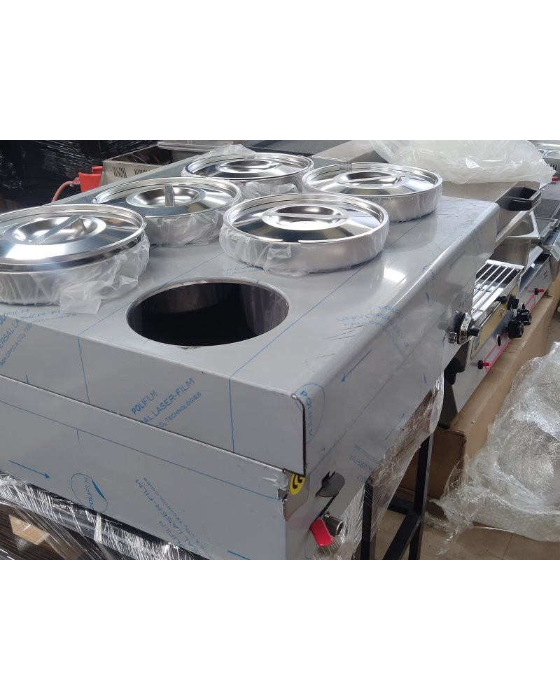 6 Pot/Pan Electric Table/Counter-top WET Bain Marie 6 Pot/Pan Electric Table/Counter-top WET Bain Marie