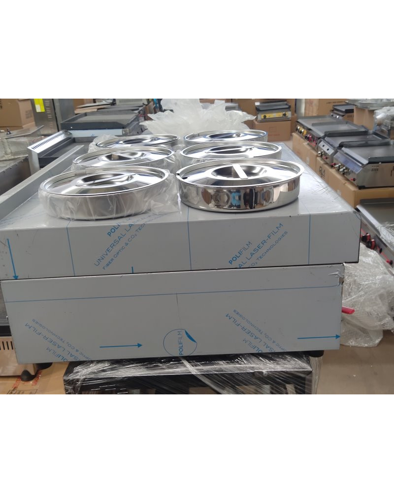 6 Pot/Pan Electric Table/Counter-top WET Bain Marie 6 Pot/Pan Electric Table/Counter-top WET Bain Marie