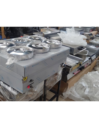 6 Pot/Pan Electric Table/Counter-top WET Bain Marie