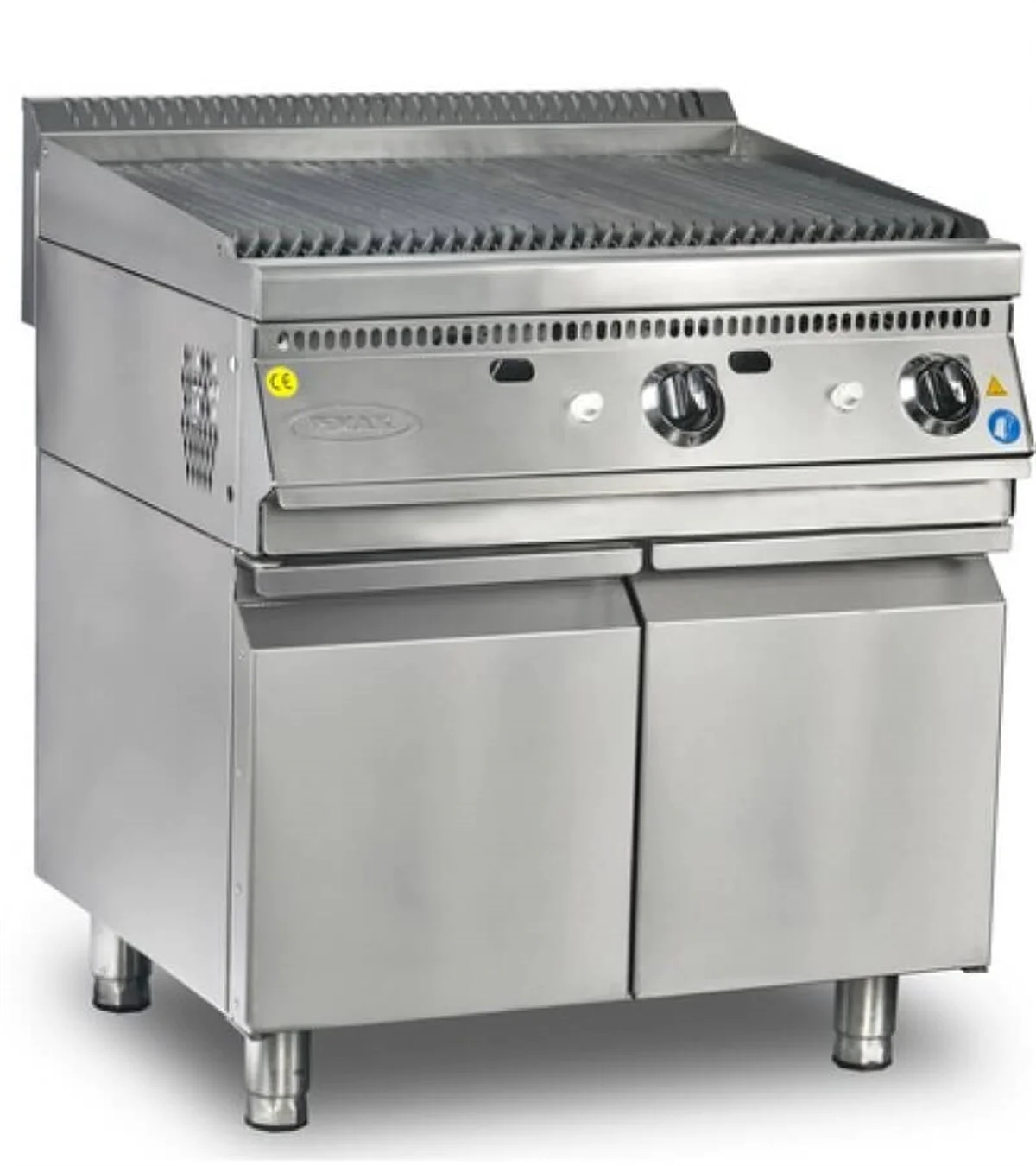 80 Cm Gas Char Grill Stainless Steel Griddle For Restaurants