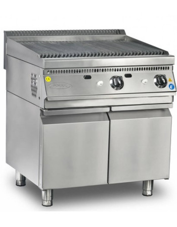 80 Cm Gas Char Grill Stainless Steel Griddle For Restaurants Cafes Catering Vans Takeaways Tall 900 Series