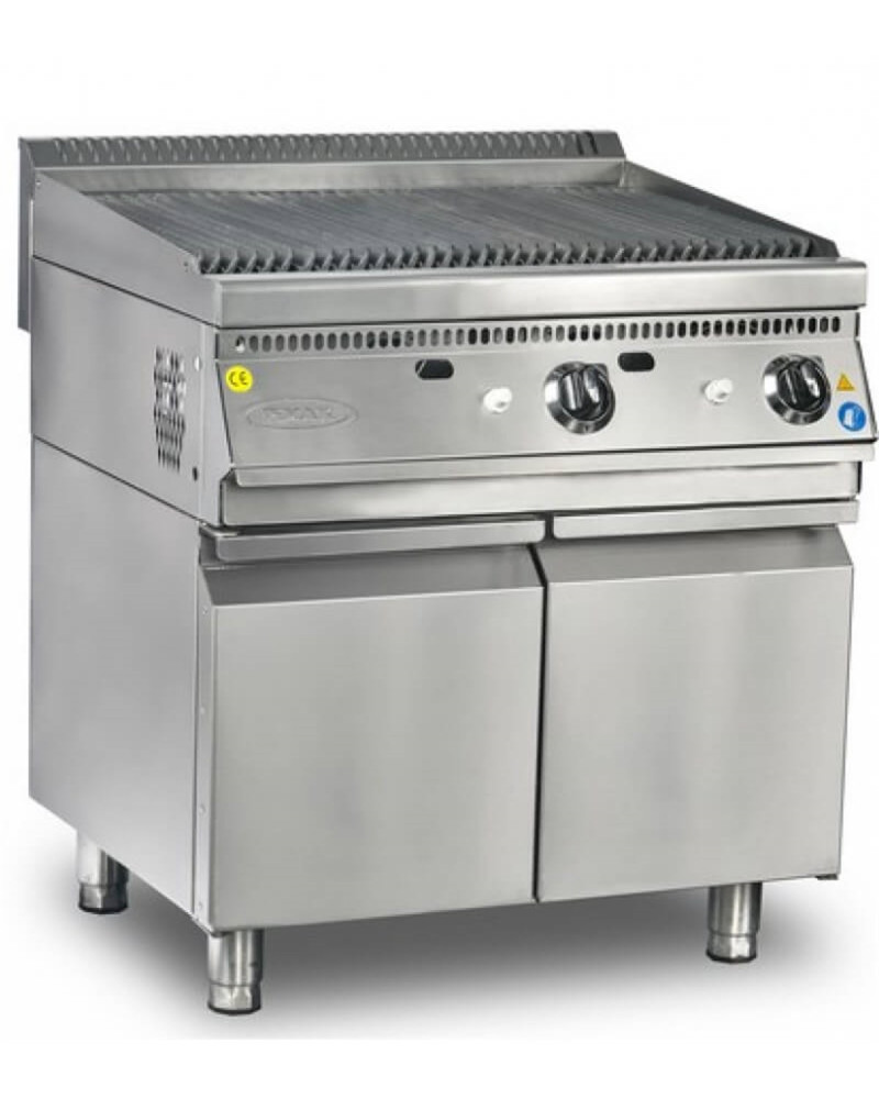80 Cm Gas Char Grill Stainless Steel Griddle For Restaurants Cafes Catering Vans Takeaways Tall 900 Series
