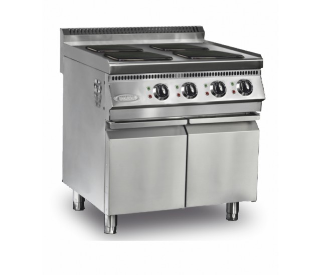 4 Burner Cooker Boiling Top 16 kW Electric 900 Series Tall