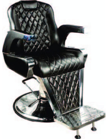 Chaise de barbier de salon, fabriquée en Turquie Chaise de coupe de cheveux professionnelle inclinable hydraulique de coiffure Chaise de coiffure pivotante réglable en hauteur