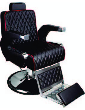 Chaise de barbier de salon, fabriquée en Turquie Chaise de coupe de cheveux professionnelle inclinable hydraulique de coiffure Chaise de coiffure pivotante réglable en hauteur