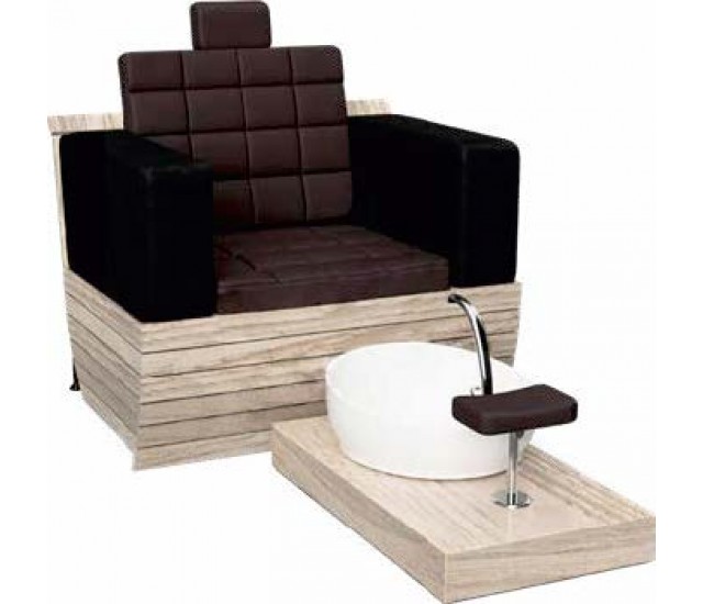 Pediküre Spa -Stuhl mit Waschbecken Pediküre Stuhl mit Fußruhe | Turcobazaar