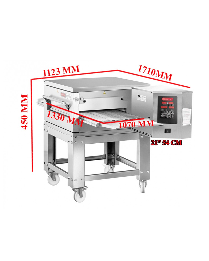Forno pizza 21 "54 CM Conveyor Pizza Oven ELETTRICO Forno pizza 21 "54 CM Conveyor Pizza Oven ELETTRICO