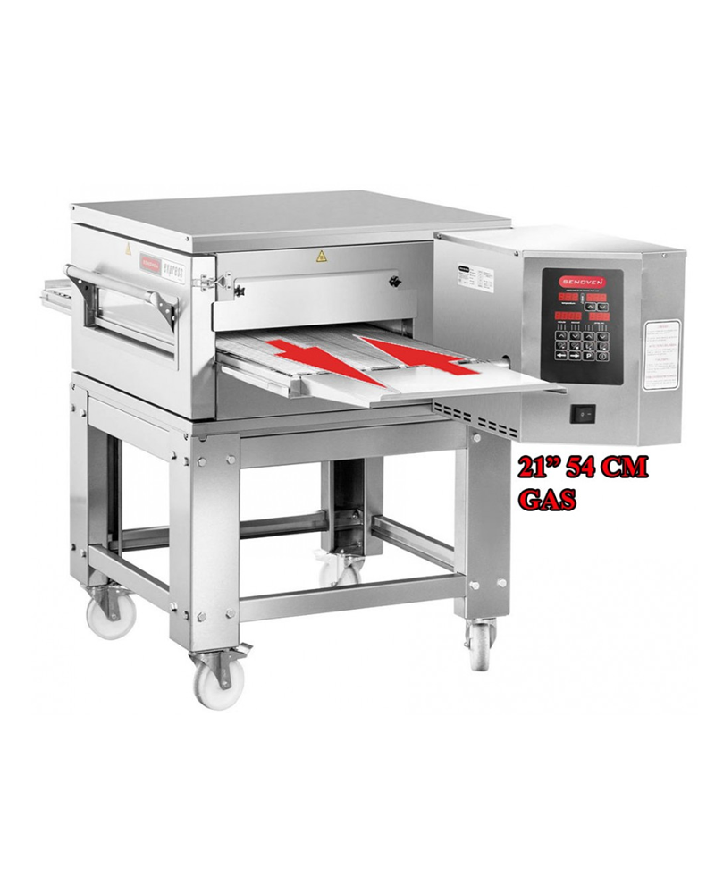Four à pizza Four à pizza à convoyeur 21 "/ 54 CM GAZ Four à pizza Four à pizza à convoyeur 21 "/ 54 CM GAZ