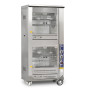 Chicken Rotisserie with Hot Display | Gas & Electric Commercial Rotisserie – 10 Skewers, 50 Chicken Capacity