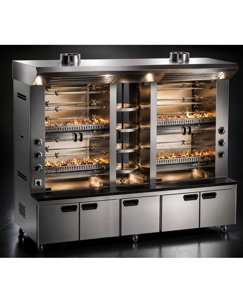 Premium Lava Stone Rotisserie Machine | PI4/M015.DNL