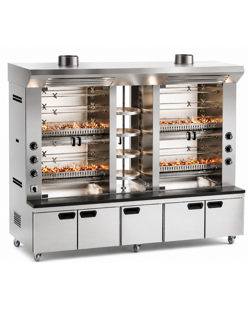 Premium Lava Stone Rotisserie Machine | PI4/M015.DNL