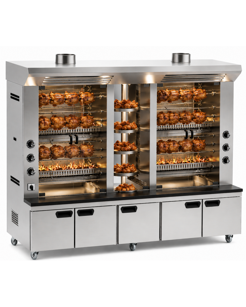 Premium Lava Stone Rotisserie Machine | PI4/M015.DNL