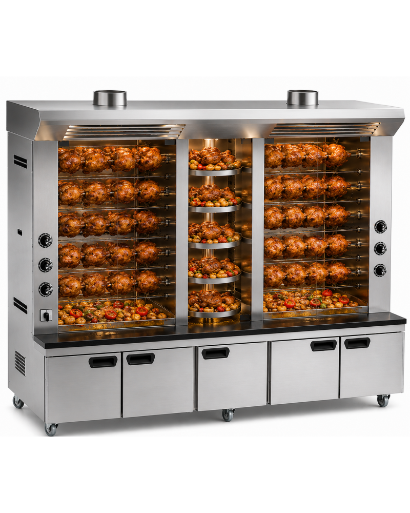 Premium Lava Stone Rotisserie Machine | PI4/M015.DNL