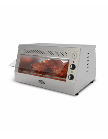Counter Hot Deli Display Hot Chicken Display Unit 10-15 Chicken Capacity