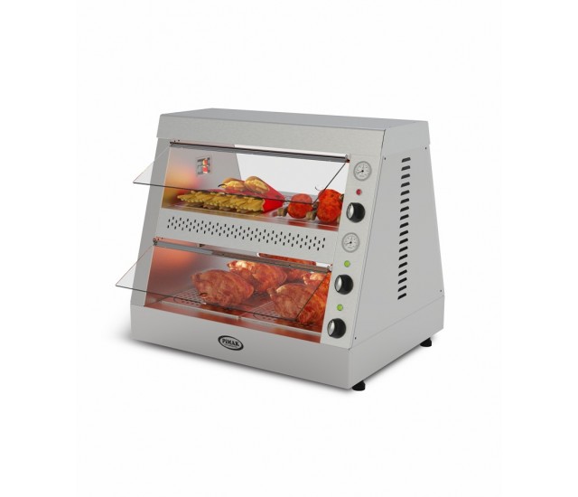 Counter Hot Deli Display Hot Chicken Display Unit 12-20 Chicken Capacity