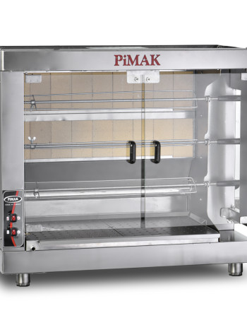 Rôtissoire à Poulet avec Manivelle | Four Rotatif à Gaz – Capacité 15 Poulets Rôtissoire à Poulet avec Manivelle | Four Rotatif à Gaz – Capacité 15 Poulets