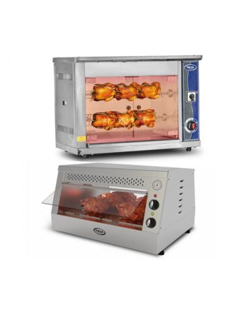 Chicken Rotisserie 6 Chicken Capacity Chicken Rotisserie oven with hot display unit the capacity of 15