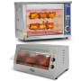 Chicken Rotisserie oven with hot display unit the capacity of 15