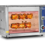 Commercial Chicken Rotisserie Oven 6 Chicken Capacity Single phase