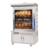 Chicken Rotisserie with Cast Iron Heater | Commercial Gas Rotisserie – 9 Skewers, 36 Chicken Capacity