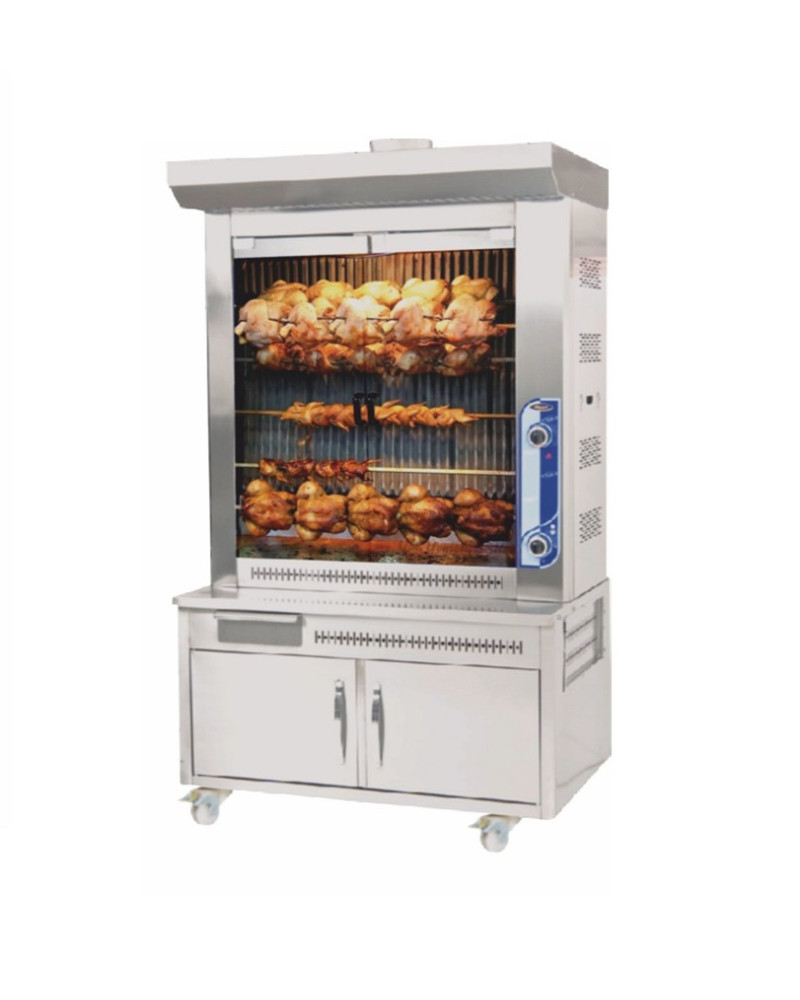 Chicken Rotisserie With Cast Iron Heater 36 Chicken Capacity