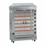 Hähnchen-Rotisserie mit 6 Spießen | Gewerblicher Gas-Drehspieß – Kapazität für 36 Hähnchen Hähnchen-Rotisserie mit 6 Spießen | Gewerblicher Gas-Drehspieß – Kapazität für 36 Hähnchen