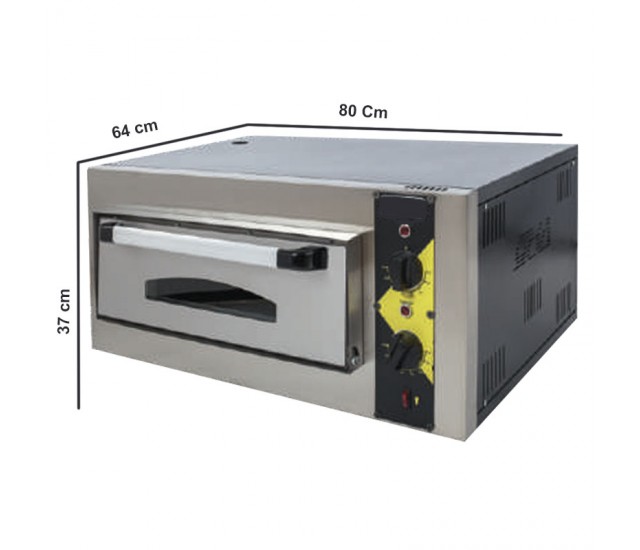 Pizza Oven Commercial Pizza Oven 4X24 Cm Single Deck Professional Pizza Oven