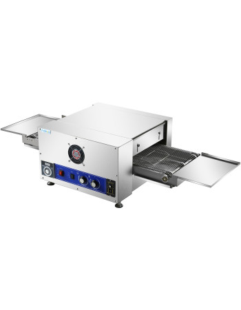 Turco Commercial Conveyor Pizza Oven baking 16 12-inch pizzas per hour