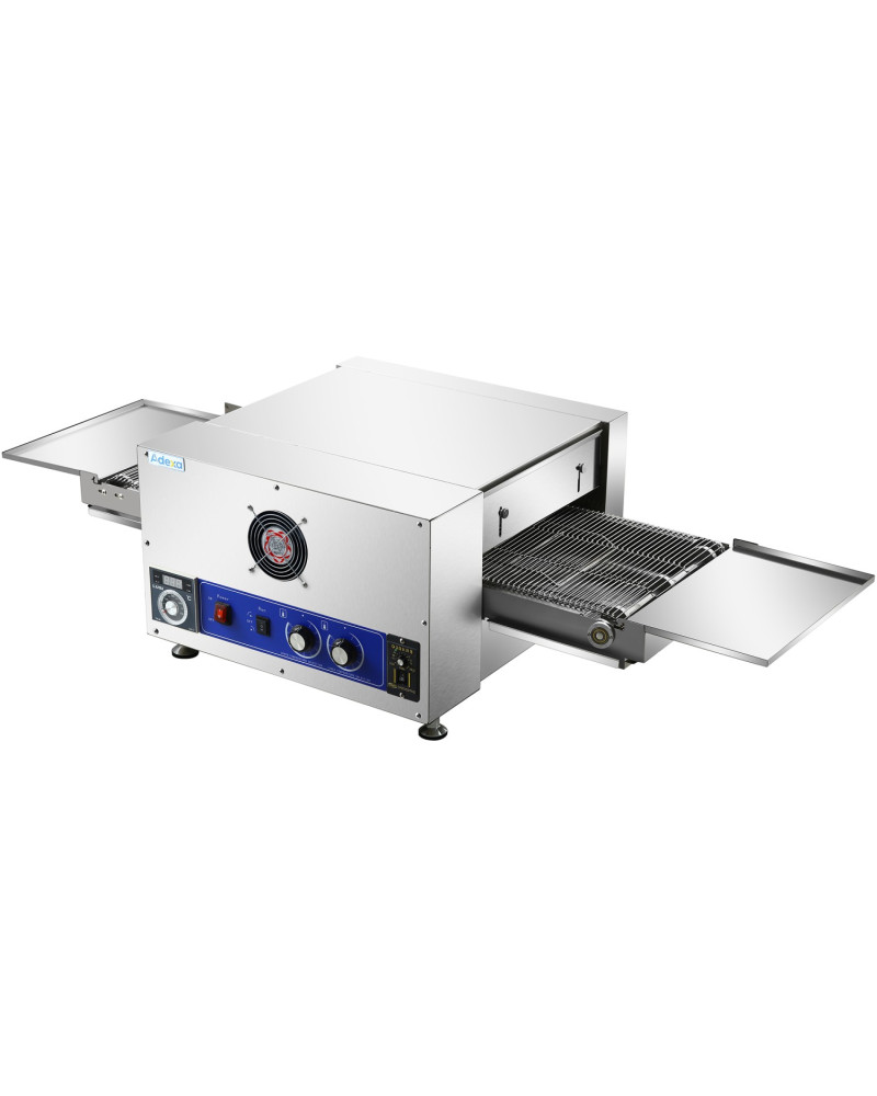 Turco Commercial Conveyor Pizza Oven baking 16 12-inch pizzas per hour