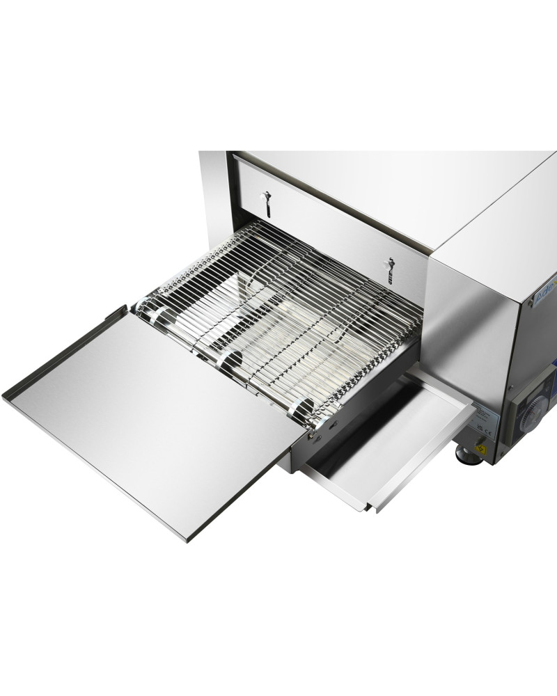 Four à pizza Turco HEP12 – Idéal pour les cuisines professionnelles Four à pizza à convoyeur commercial Turco, cuisson de 16 pizzas de 30 cm par heure