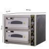 Pizza Oven Commercial Pizza Oven 4+4X30 Cm 2 Deck Professional Pizza Oven