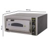 Pizza Oven Commercial Pizza Oven 4X30 Cm Single Deck Professional Pizza Oven