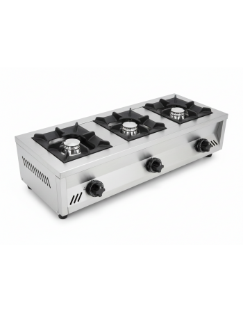 3 Burner GAS Boiler Top Table Top Range Cooker For Restaurants Cafe Takeaway Catering Vans