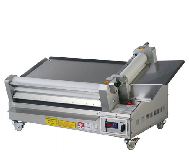 Pizza Dough Roller HORIZONTAL 2 Rollers Dough Roll Out Machine 55 CM/22"-Ø6,6 cm SPEED CONTROL