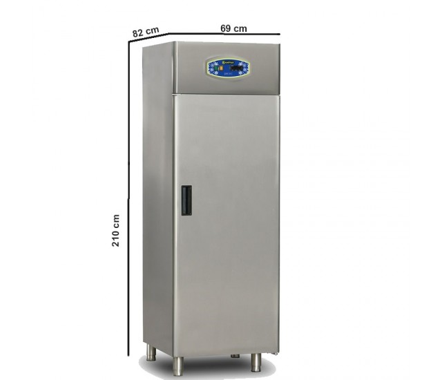 Commercial Static Fridge 700 Litre Stainless Steel Single Door Catering Refrigerator Upright Cabinet