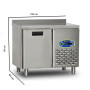 Commercial Fridge 108 Litre Stainless Steel Single Door Catering Refrigerator undercounter Cabinet Commercial Fridge 108 Litre Stainless Steel Single Door Catering Refrigerator undercounter Cabinet