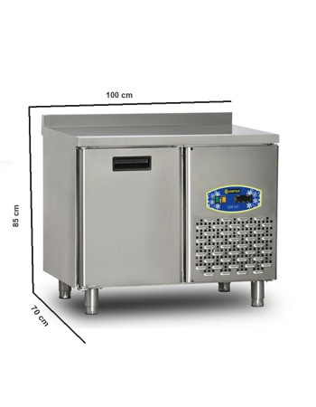 Commercial Fridge 135 Litre Stainless Steel Single Door Catering Refrigerator undercounter Cabinet