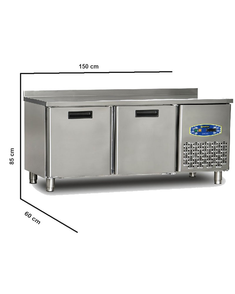 Commercial Fridge 235 Litre Stainless Steel double Door Catering Refrigerator undercounter Cabinet Commercial Fridge 235 Litre Stainless Steel double Door Catering Refrigerator undercounter Cabinet
