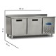Réfrigérateur commercial 295 litres en acier inoxydable à double porte pour la restauration Réfrigérateur sous le comptoir Série 700