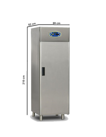 Gewerbekühlschrank 700 Liter Edelstahl Einzeltür Kühlschrank für Gastronomie