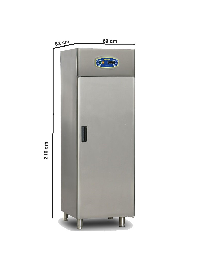 Gewerbekühlschrank 700 Liter Edelstahl Einzeltür Kühlschrank für Gastronomie