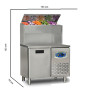 TURCO 196L Pizza Topping Fridge – Elevated Prep Station with GN 1/4 Compatibility TURCO 196L Pizza Topping Fridge – Elevated Prep Station with GN 1/4 Compatibility